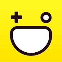 a smiley face icon on a yellow background